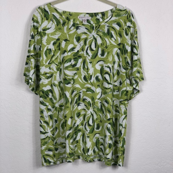 JM Collection Tops - JM Collection Plus Size Print Top